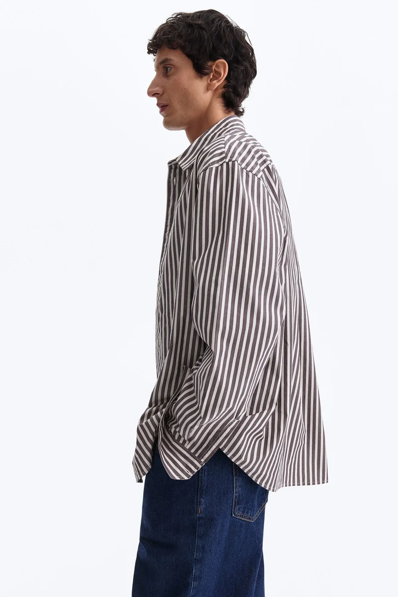 H&M  Relaxed Fit Cotton shirt for Men | Best Price UAE