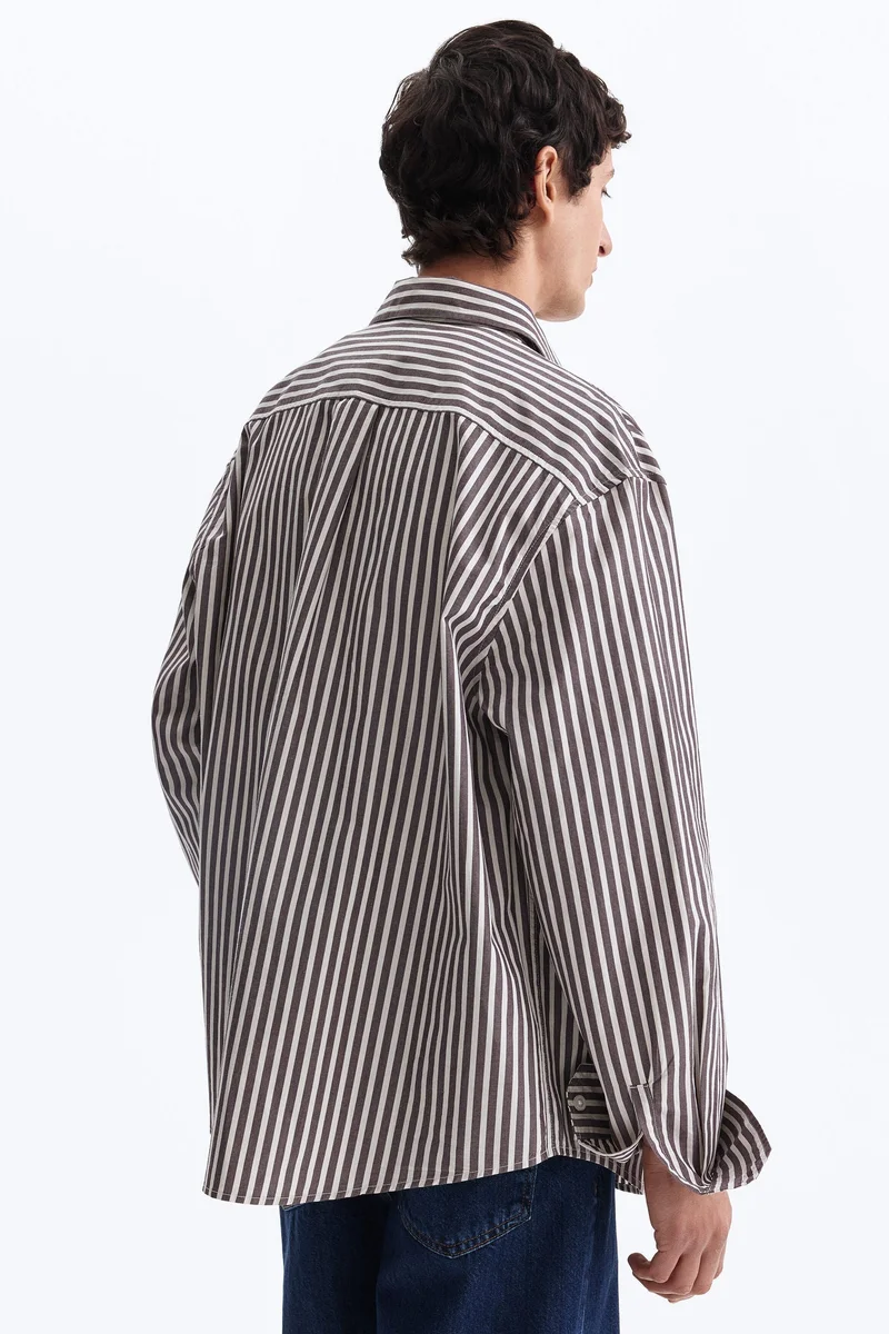 H&M  Relaxed Fit Cotton shirt for Men | Best Price UAE