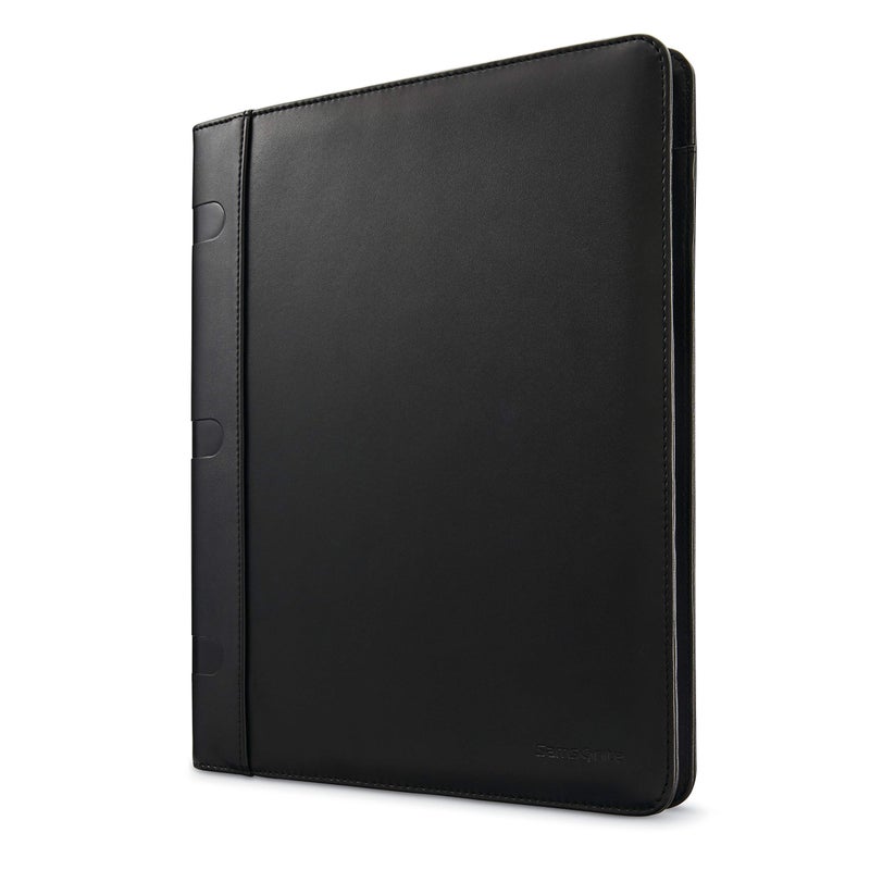 Samsonite Xenon Leather Business Portfolio, Black, One Size - Image 1