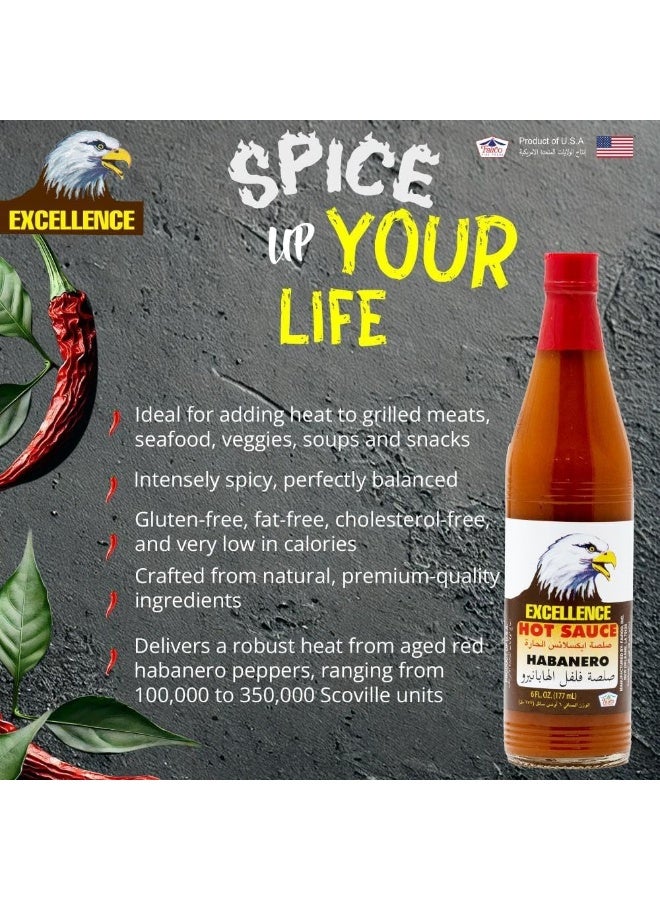 Excellence Habanero Hot Sauce, 177 ml - Image 3