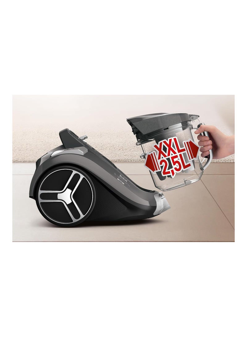 Tefal Extent Power Vacuum Cleaner, Bagless, 2.5 L 2100 W TW4835EG Black / White - Image 4
