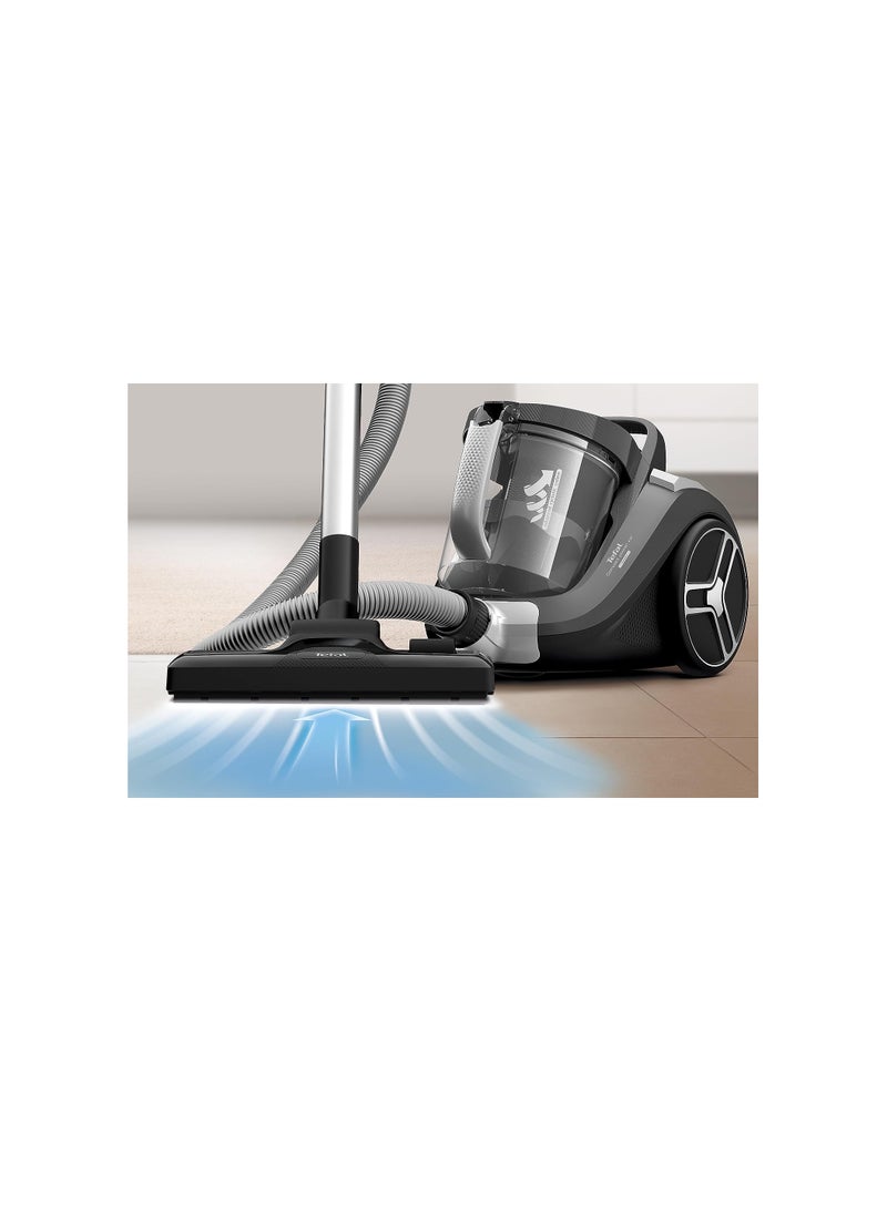 Tefal Extent Power Vacuum Cleaner, Bagless, 2.5 L 2100 W TW4835EG Black / White - Image 5