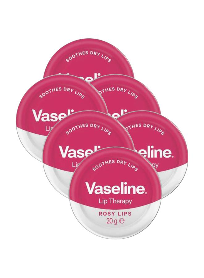 Vaseline Lip Therapy Rosy Lip Balm 20grams Bundle 6 pieces - Image 1
