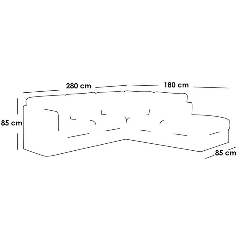 Betak Finnish wood and polyester corner sofa - grey - Image 2