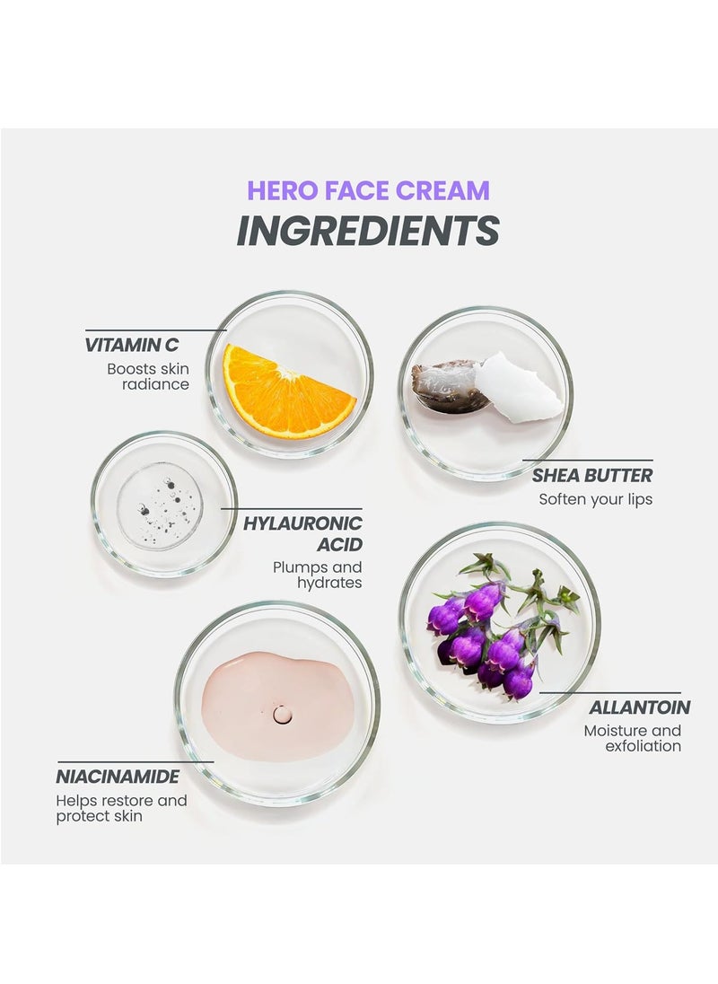 Wonderskin - Wonderskin Purevoc Hero Face Cream, Anti Wrinkle Moisturizing Face Cream, Hydrating Moisturizer for Women & Men, Anti Aging Daily Facial Moisturizer for Dry Skin - Image 1