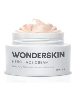 Wonderskin Purevoc Hero Face Cream, Anti Wrinkle Moisturizing Face Cream, Hydrating Moisturizer for Women & Men, Anti Aging Daily Facial Moisturizer for Dry Skin