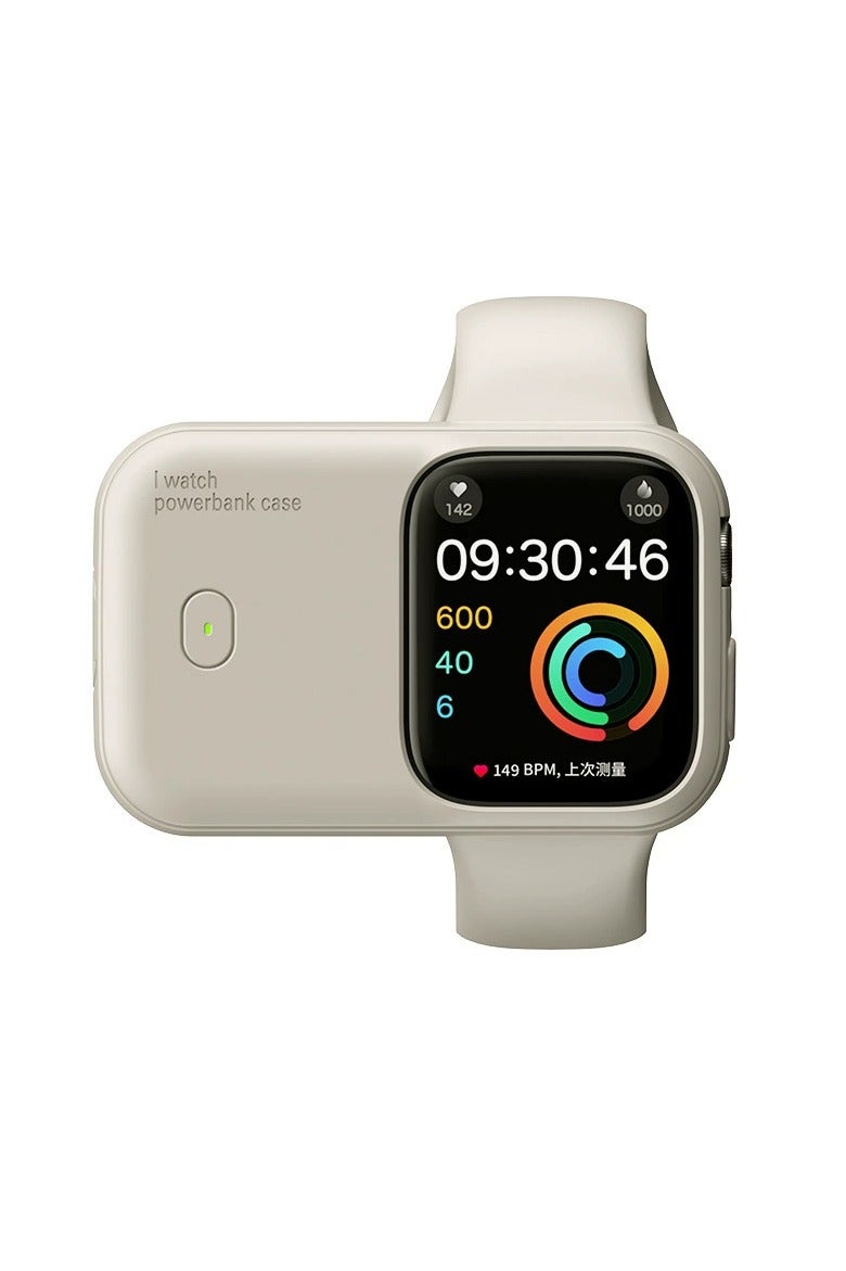 general Portable 1200mAh Power Bank for Apple Watch Ultra 44/45/46 mm Magnetic Wireless Charger Fast Charging, Overheat Protection & Smart Power Management