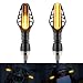 iFunyLED 2PCS Flowing Sequential Motorcycle LED Turn Signals12V Super Bright Mini Cobra Appearance LED BlinkersFit for Harley Honda KTM Kawasaki Suzuki Yamaha Amber - Image 2