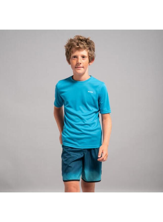 OLAIAN Water tee shirt anti UV short sleeve junior blue - Image 4