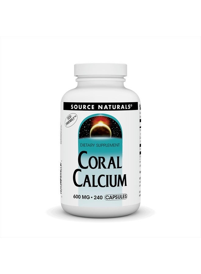 Source Naturals Coral Calcium 600mg, 240 Capsules - Image 1