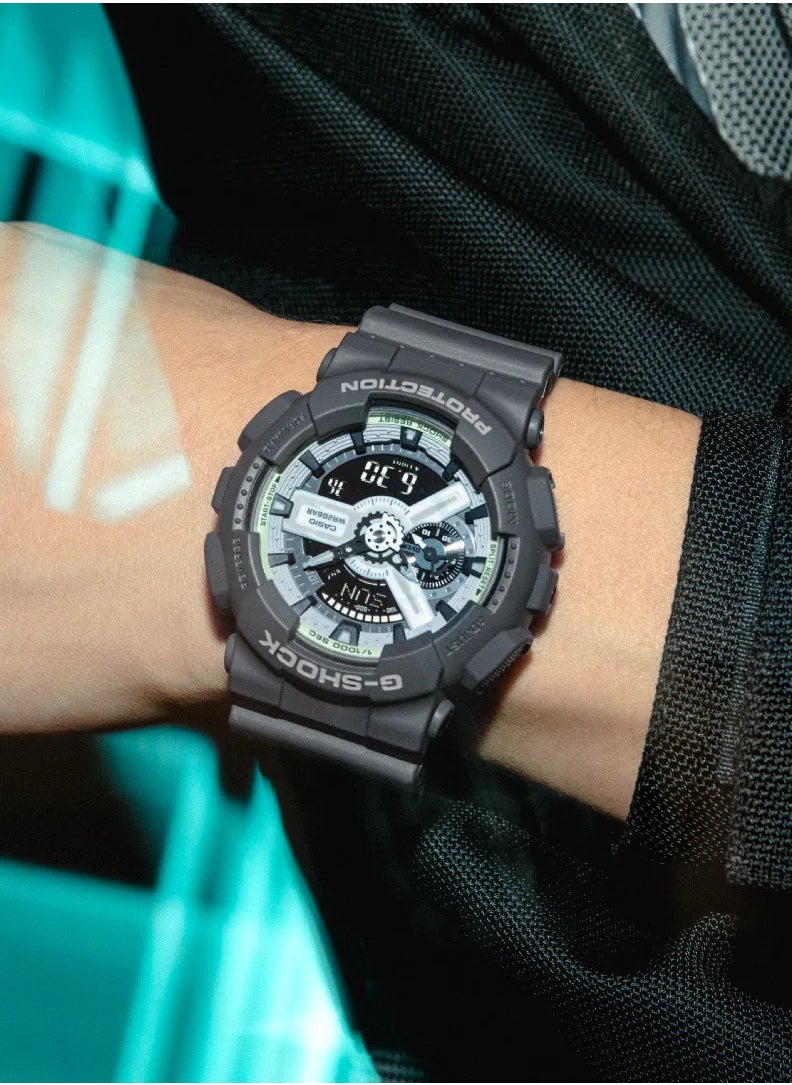 G-SHOCK - Analog-Digital Lumi Dial Resin Band Watch GA-110HD-8A - Image 1