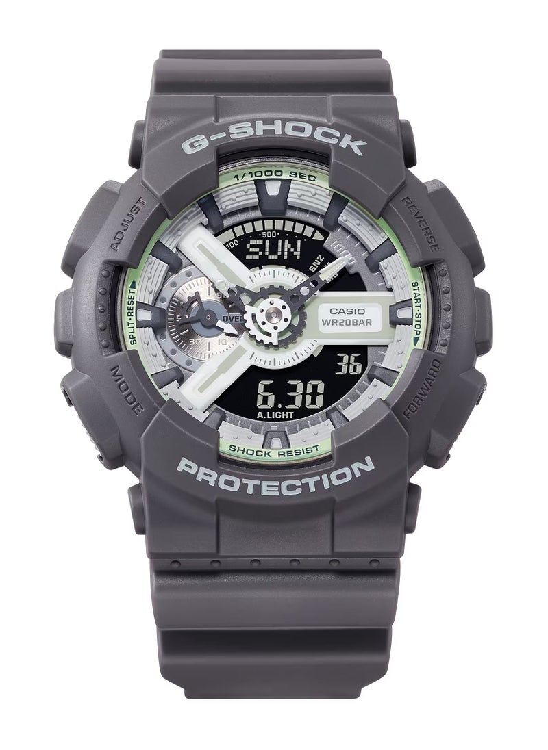 G-SHOCK - Analog-Digital Lumi Dial Resin Band Watch GA-110HD-8A - Image 1