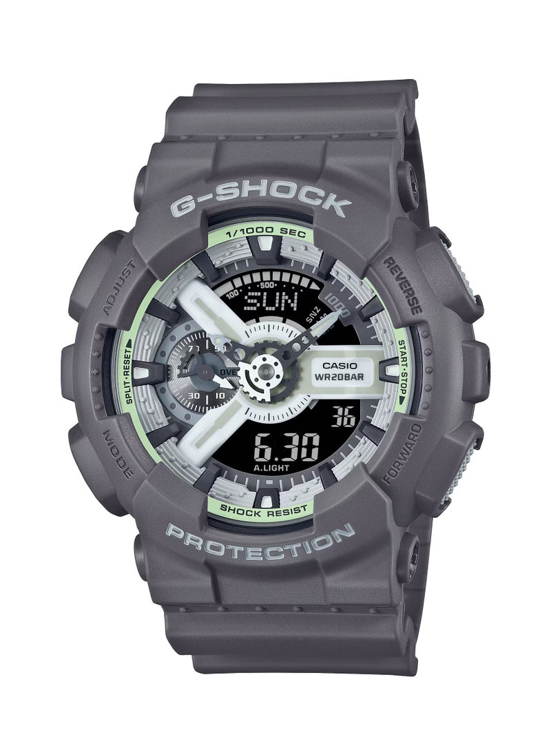 G-SHOCK - Analog-Digital Lumi Dial Resin Band Watch GA-110HD-8A - Image 1