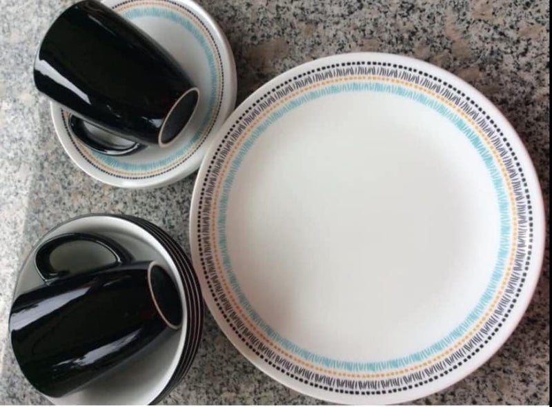 Corelle Paloma 16 Piece Dinnerware Set Service for 4 Multicolour - Image 2