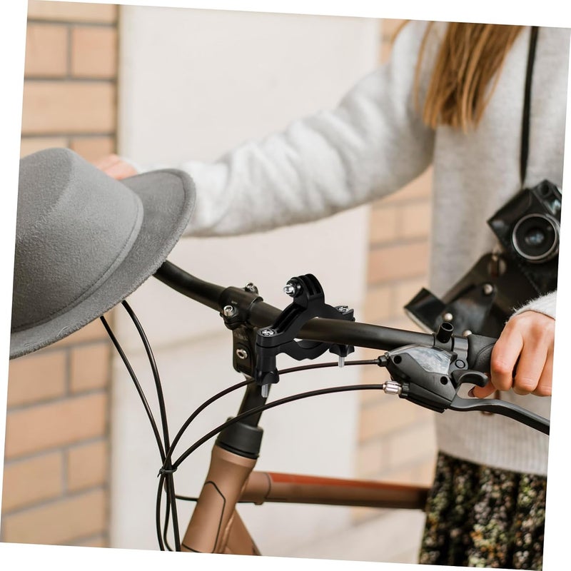 Vosarea and Motorcycle Camera Mount Adapter Easy Install Handlebar and Seatpost Bracket for Cameras Lightweight and with Comprehensive Kit for Adventure Filming - Image 5