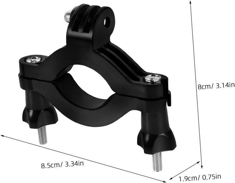 Vosarea and Motorcycle Camera Mount Adapter Easy Install Handlebar and Seatpost Bracket for Cameras Lightweight and with Comprehensive Kit for Adventure Filming - Image 2