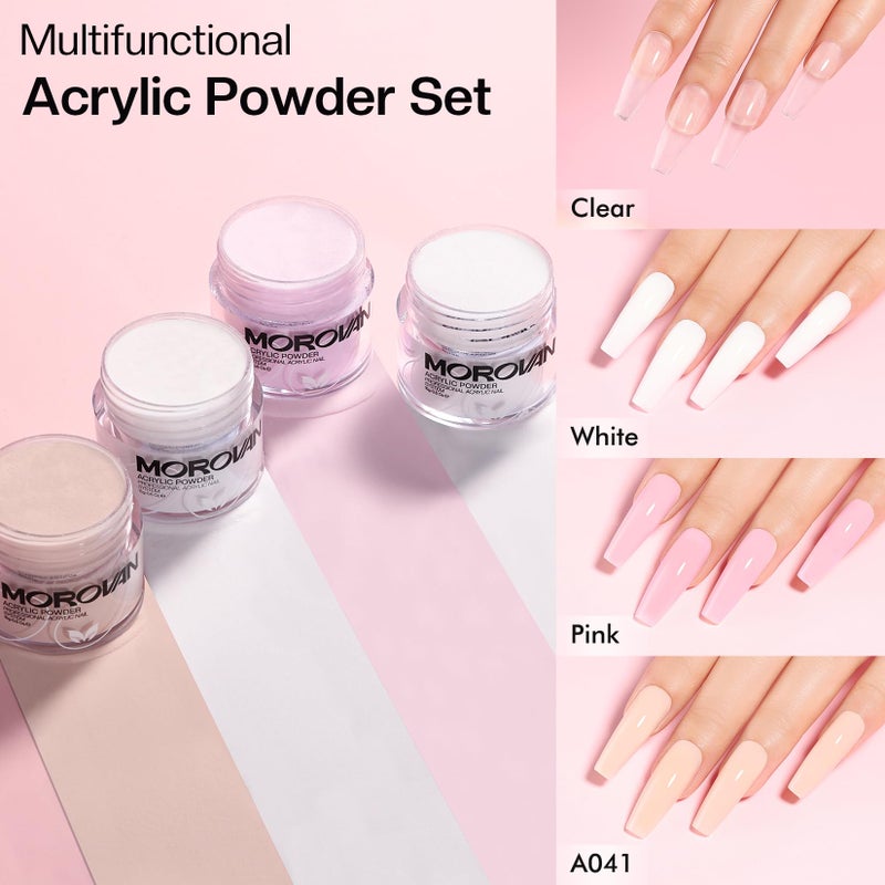 Morovan Acrylic Nail Kit for Beginners Everything: Professional Acrylic Nails Kit With Everything DIY Nail Starter Kit Acrylic Nail Set - For Women Girl Salon-Quality - Image 3