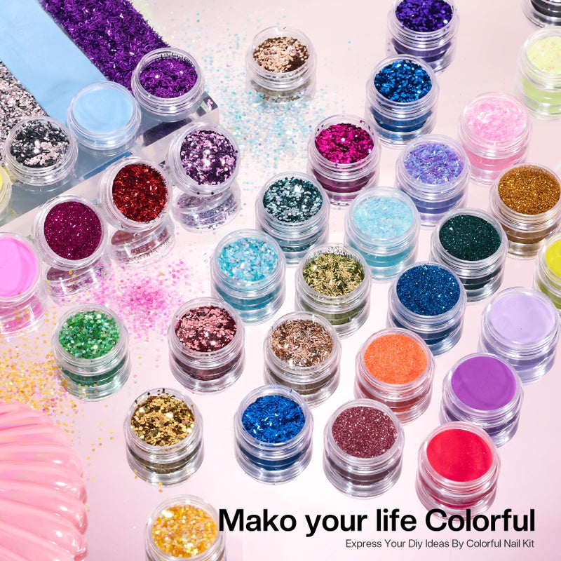 Morovan Acrylic Nail Kit for Beginners Everything: Professional Acrylic Nails Kit With Everything DIY Nail Starter Kit Acrylic Nail Set - For Women Girl Salon-Quality - Image 5