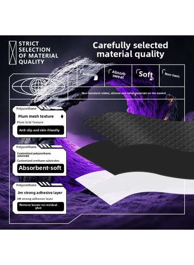 For Sony PS5 Elite Handle Anti-slip Sticker Personalized Printing All-inclusive Key Sweat-absorbent Protective Paper Film Edge Edition-Color:[button] Gengar Print Sticker - Image 4