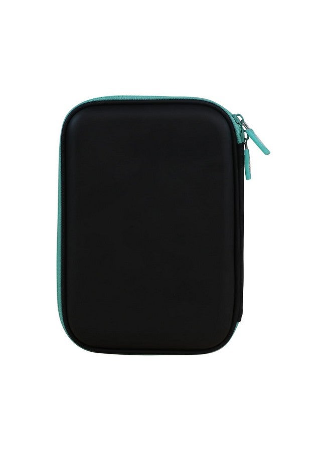 سمايلي كيدوز حافظة أقلام رصاص صلبة ذات حجرة واحدة من Smily Kiddos مصنوعة من أسيتات فينيل الإيثيلين (Eva) بتصميم فضائي V2 باللون الأرجواني مع حجرات - منظم لوازم مدرسية للأطفال بسعة كبيرة وصندوق قرطاسية للطلاب - Image 5