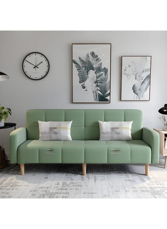 Comfynest كنبة كومفينست الانتقالية الحديثة ذات الظهر المنفصل بأذرع مربعة ومغطاة (خضراء) - Image 1