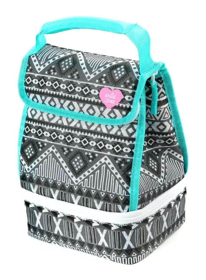 Arctic Zone Insulated 2 Compartment Lunch Bag with Microban - Image 3