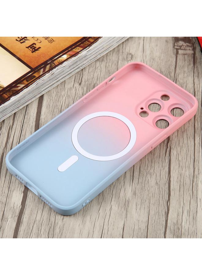 اس-توب جراب لهاتف iPhone 14 Plus مصنوع من مادة TPU السائلة والسيليكون المتدرج اللون من MagSafe - Image 5