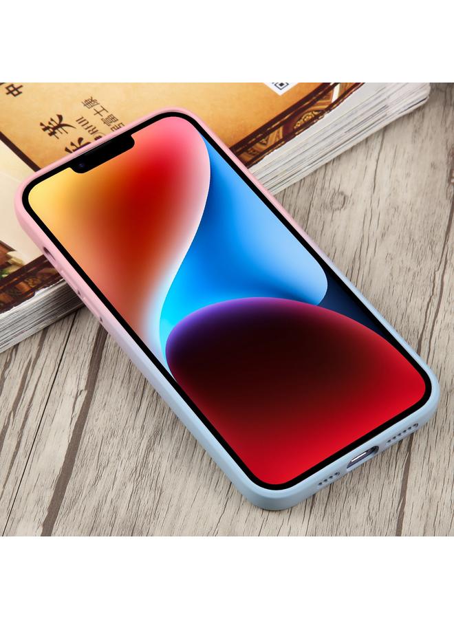 اس-توب جراب لهاتف iPhone 14 Plus مصنوع من مادة TPU السائلة والسيليكون المتدرج اللون من MagSafe - Image 3
