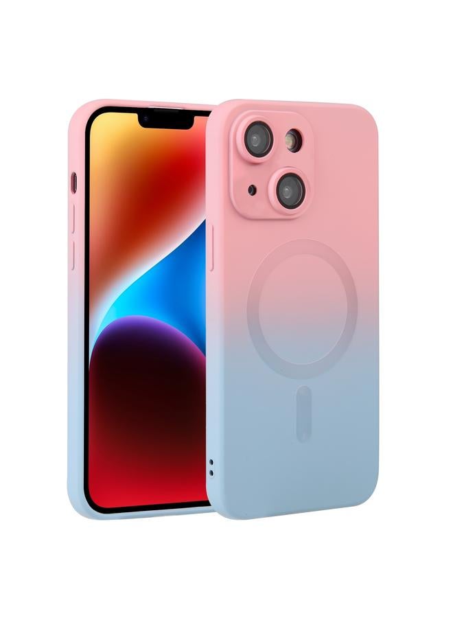 اس-توب جراب لهاتف iPhone 14 Plus مصنوع من مادة TPU السائلة والسيليكون المتدرج اللون من MagSafe - Image 1