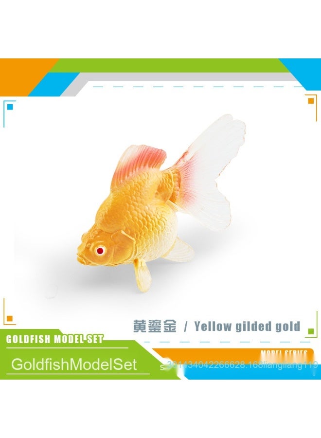 نيبمينينت طقم نماذج أسماك الزينة المزيفة للبيع الدولي - تمثال سمكة ذهبية وكوي رائع