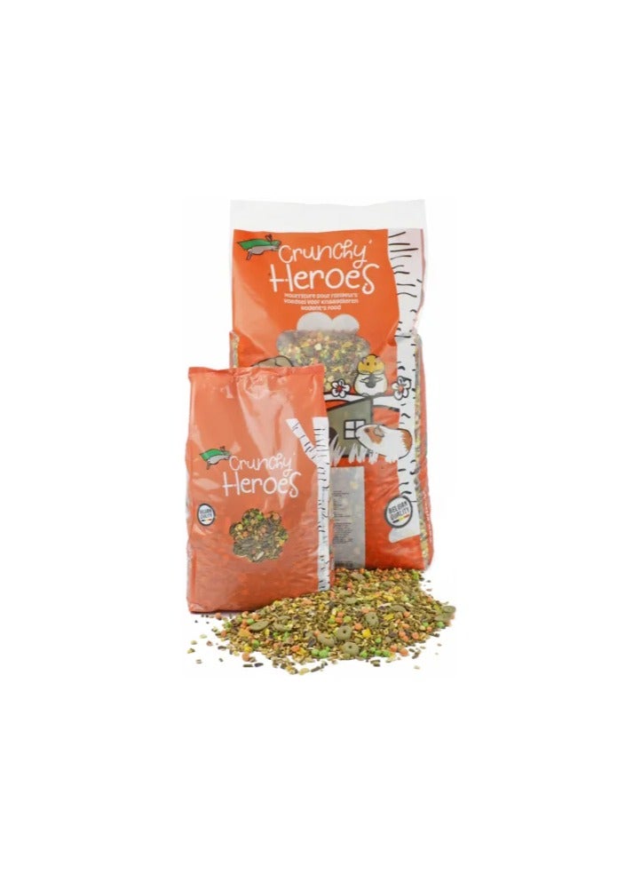 Grizo Guinea Pig Food with Vitamin C - Crunchy Heroes - 15 kg - Image 1