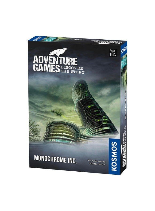 Thames & Kosmos Adventure Games: Monochrome, Inc. - A Kosmos Game from Thames & Kosmos | Collaborative, Replayable Storytelling Gaming Experience for 1 to 4 Players Ages 16+ - Image 1