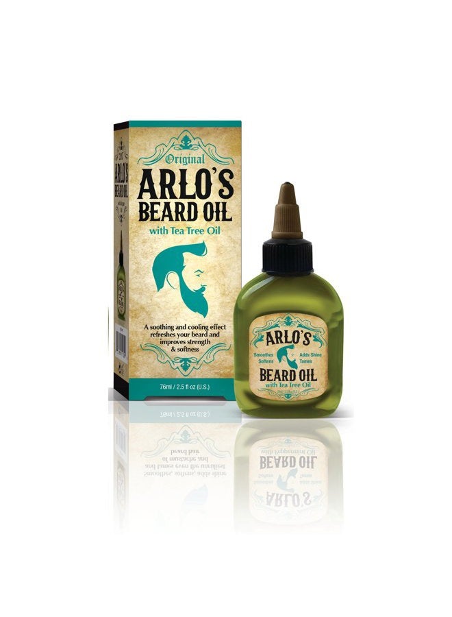 Arlo's Beard Oil with Tea Tree Oil 2.5 ounce - Image 1