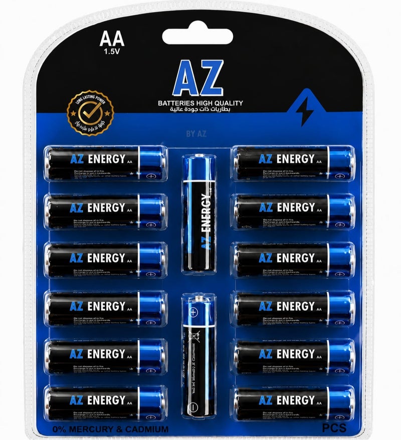 AA High Quality Batteries 12 Pieces – Long Lasting Power for Everyday Devices