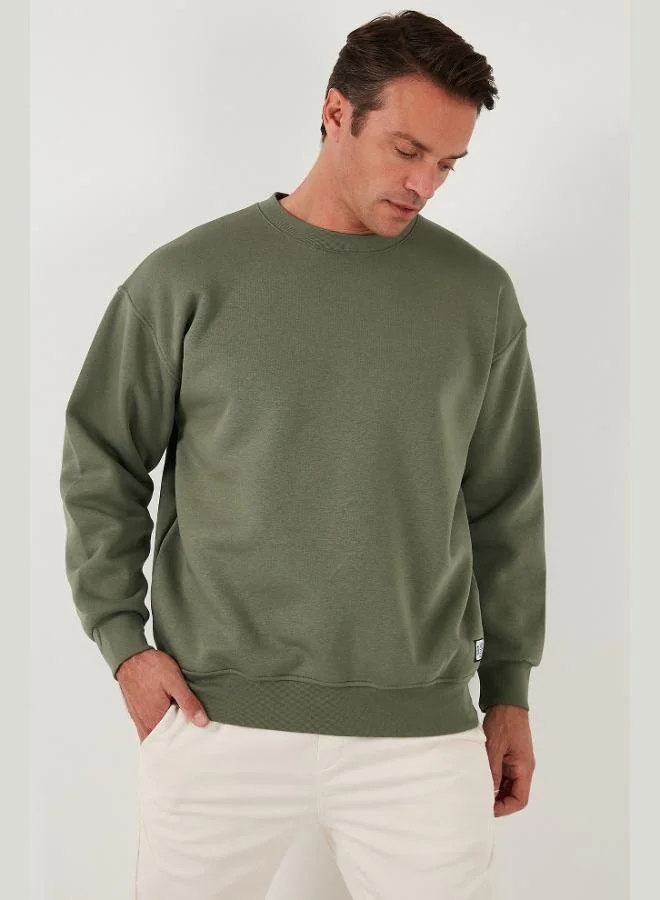 Buratti Buratti Regular Fit Crew Neck Fleece Lined 2-Pack Men's Sweatshirt 5905255S2