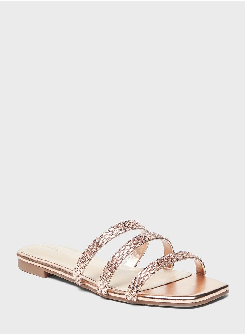 shoexpress - Multi Strap Flat Sandals - Image 1