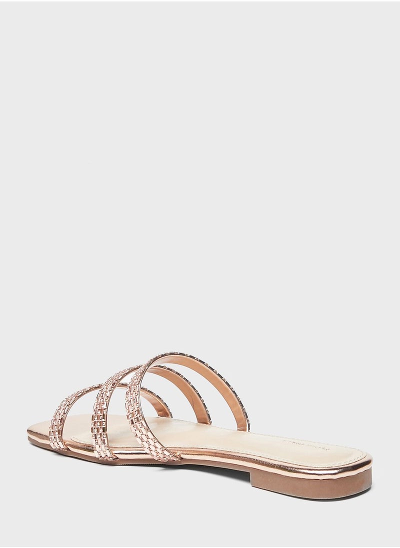 shoexpress - Multi Strap Flat Sandals - Image 1