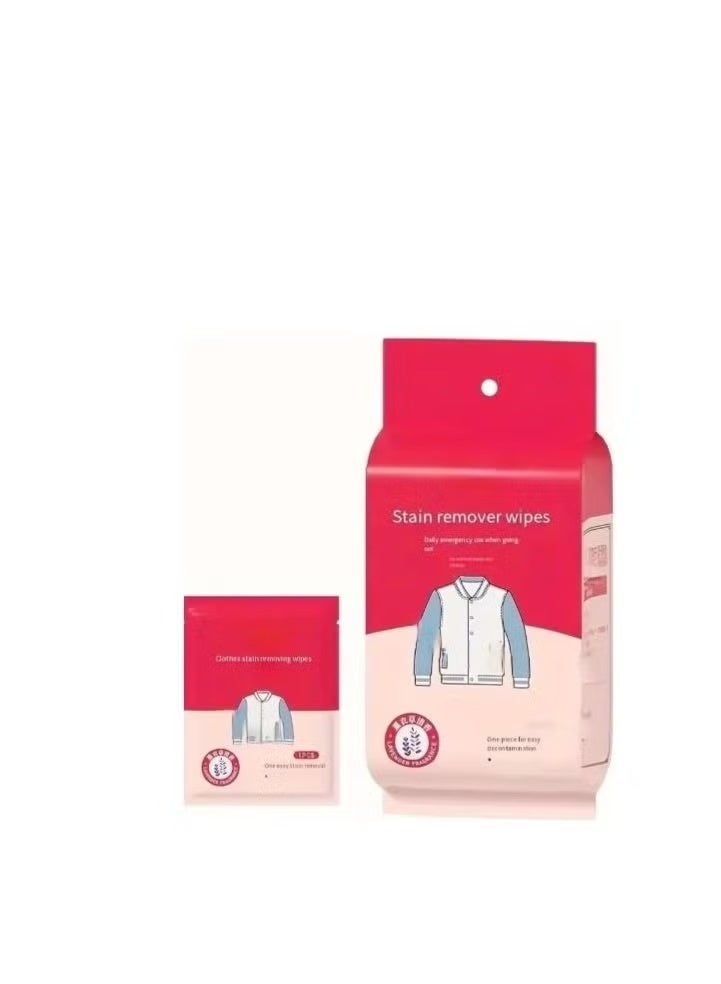 Wet Wipes for Clothes, Wet Wipes for Laundry Stain Removal, Portable Wet Wipes for Emergency Stain Removal, 64 Pieces - 234 - Image 3