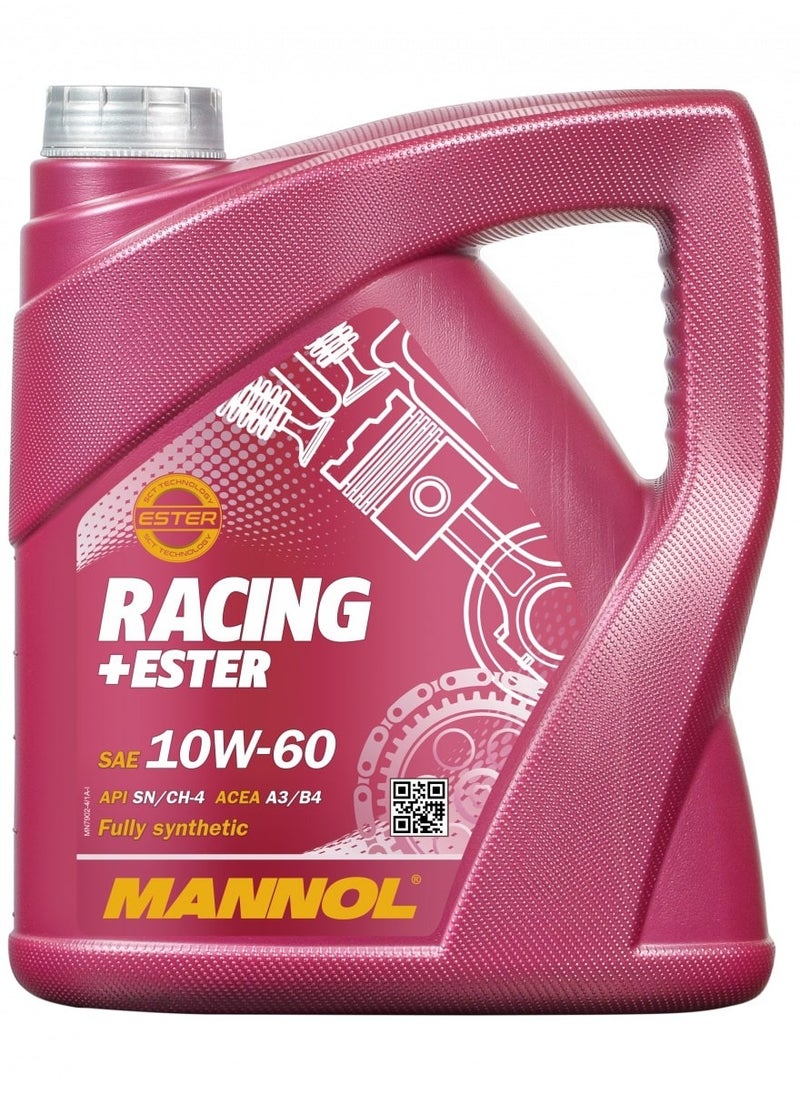 MANNOL Mannol Germany Bi-Synthetic Engine Oil With Esters 7902 Racing Ester 10W-60 4 Litre 