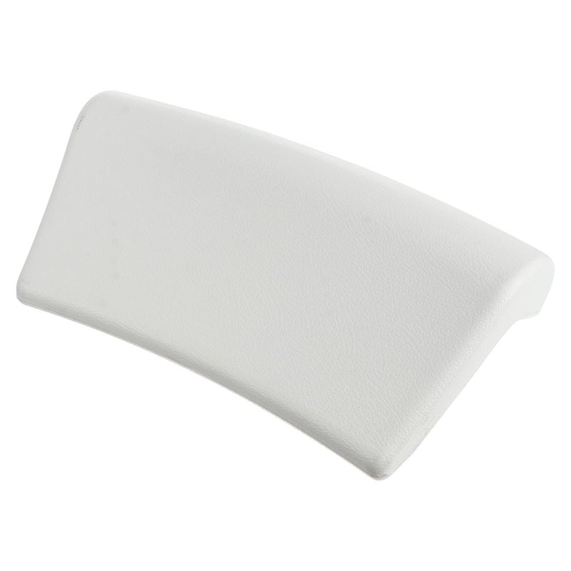 White Bathtub Pillow with Strong Suction Cups Neck and Head Cushion for Adult Tub Relaxation - Image 2