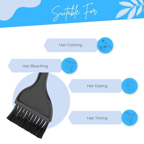 adbeni 13-in-1 Hair Coloring & Care Combo Kit | Bowl, Brush, Comb, 5 Gloves, 5 Shower Caps | for Home & Salon Use - Image 3