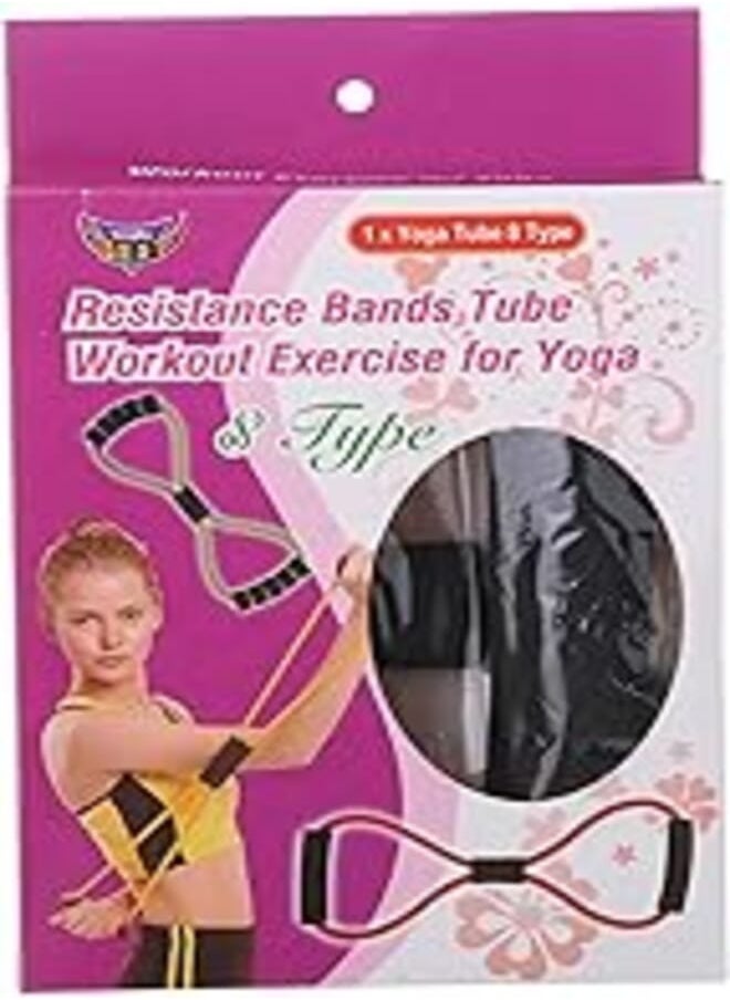 Spurt SPURT Latex Resistance Brand for Yoga Exercises Green and Black 