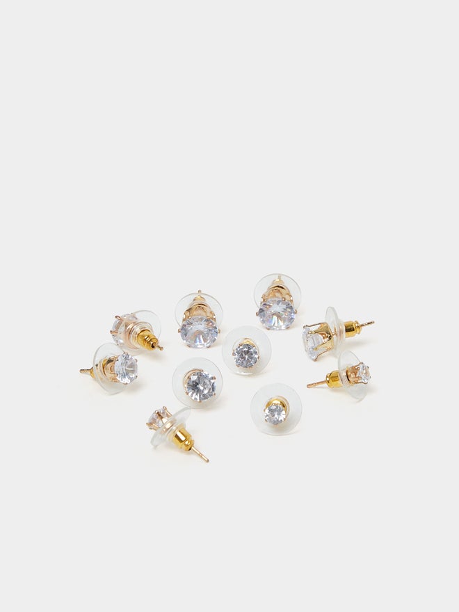 Styli Set of 15 -  Embellished Stud Earrings - Image 4