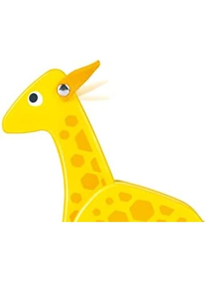 Hape Push And Pull Giraffe Wooden Pull Along Toy - Image 2