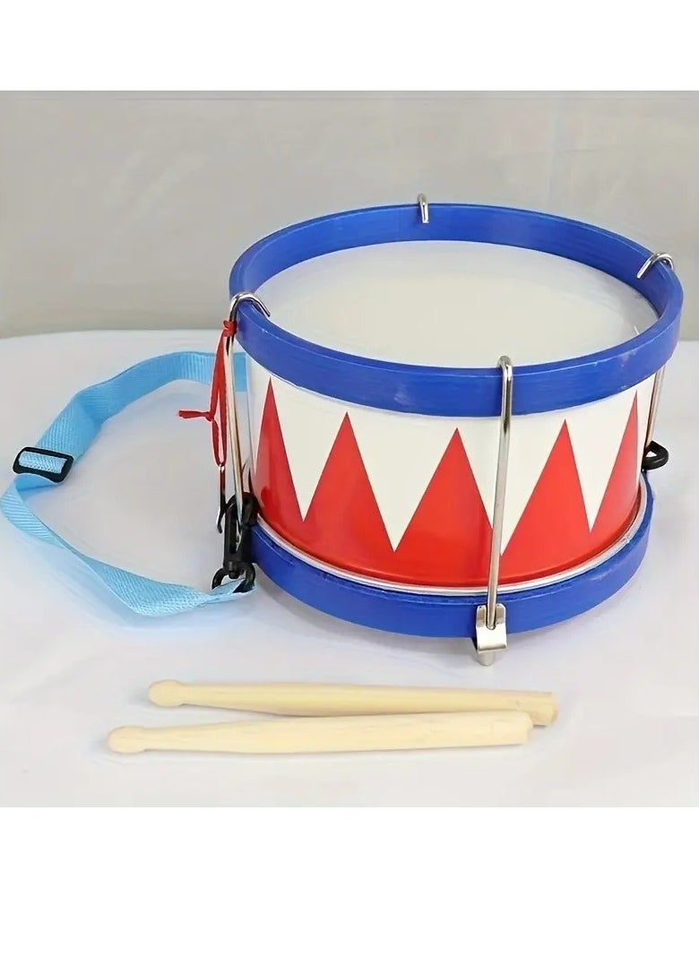 Gonice Adjustable Waist Drum 8 Inch Small Army Drum Performance Props Drum Hand Drum Orff Percussion Instrument  - Image 5