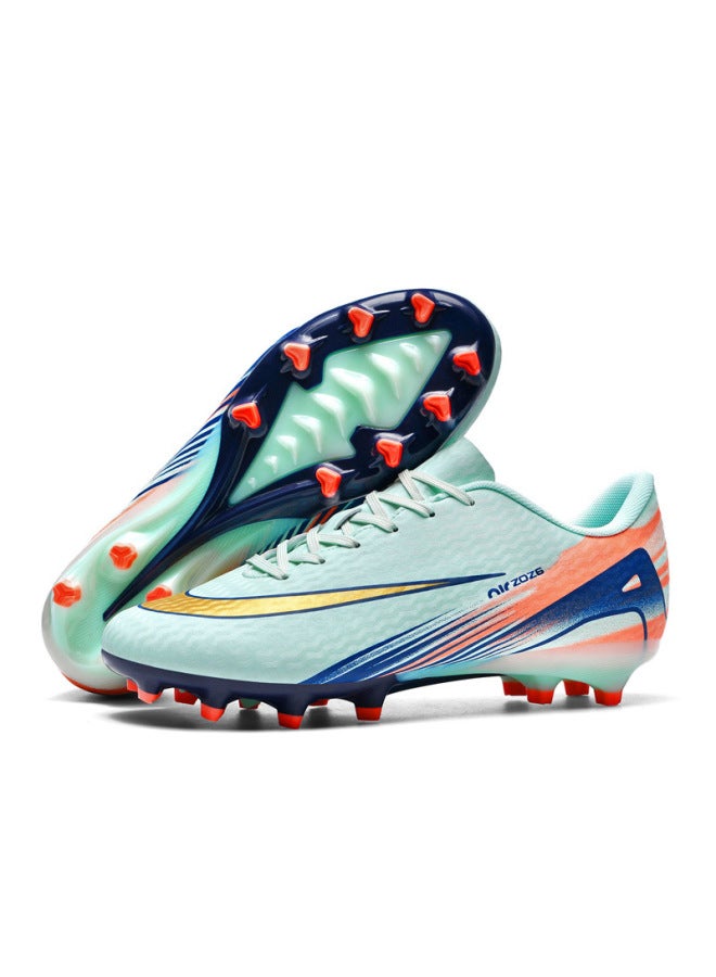 Low-top Football Shoes TF Artificial Lawn AG Nail Leather Training Shoes for Boys, Girls, Children, Teenagers, Students