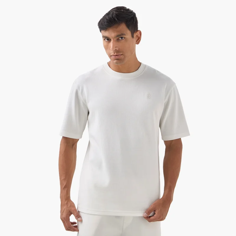 Emperor Emperor Logo Embroidered Crew Neck T-shirt