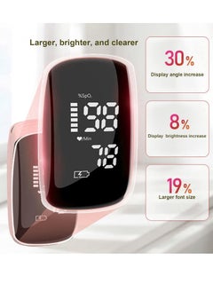 Furtey Rechargeable finger pulse oximeter blood oxygen saturation meter suitable for outdoor sports and family use  - Image 3