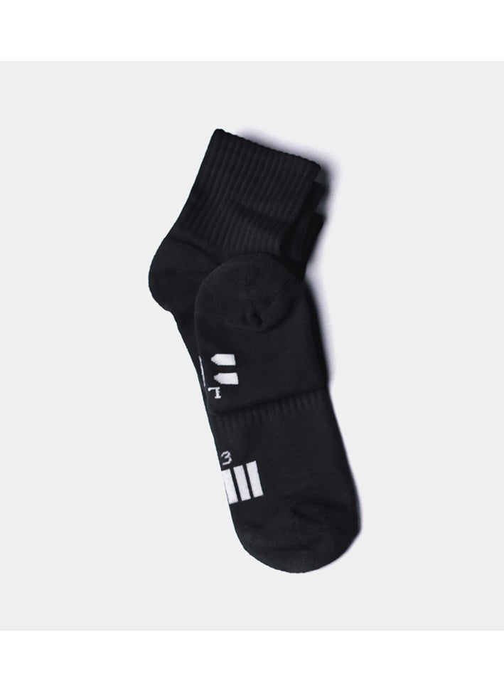 Black & White - Black Medium Socks Crew - Image 1