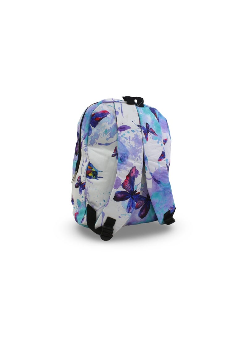 Migo Butterflies Backpack 16 Inches – White - Image 2